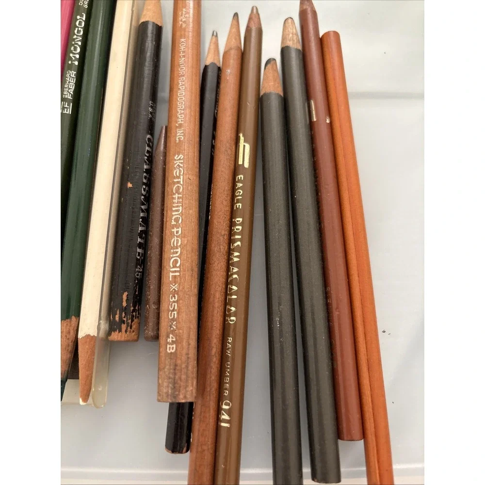 Huge Lot 40+ Vintage‎ Mechanical Pencil Leads Koh-I-Noor, Eagle, markers Japan